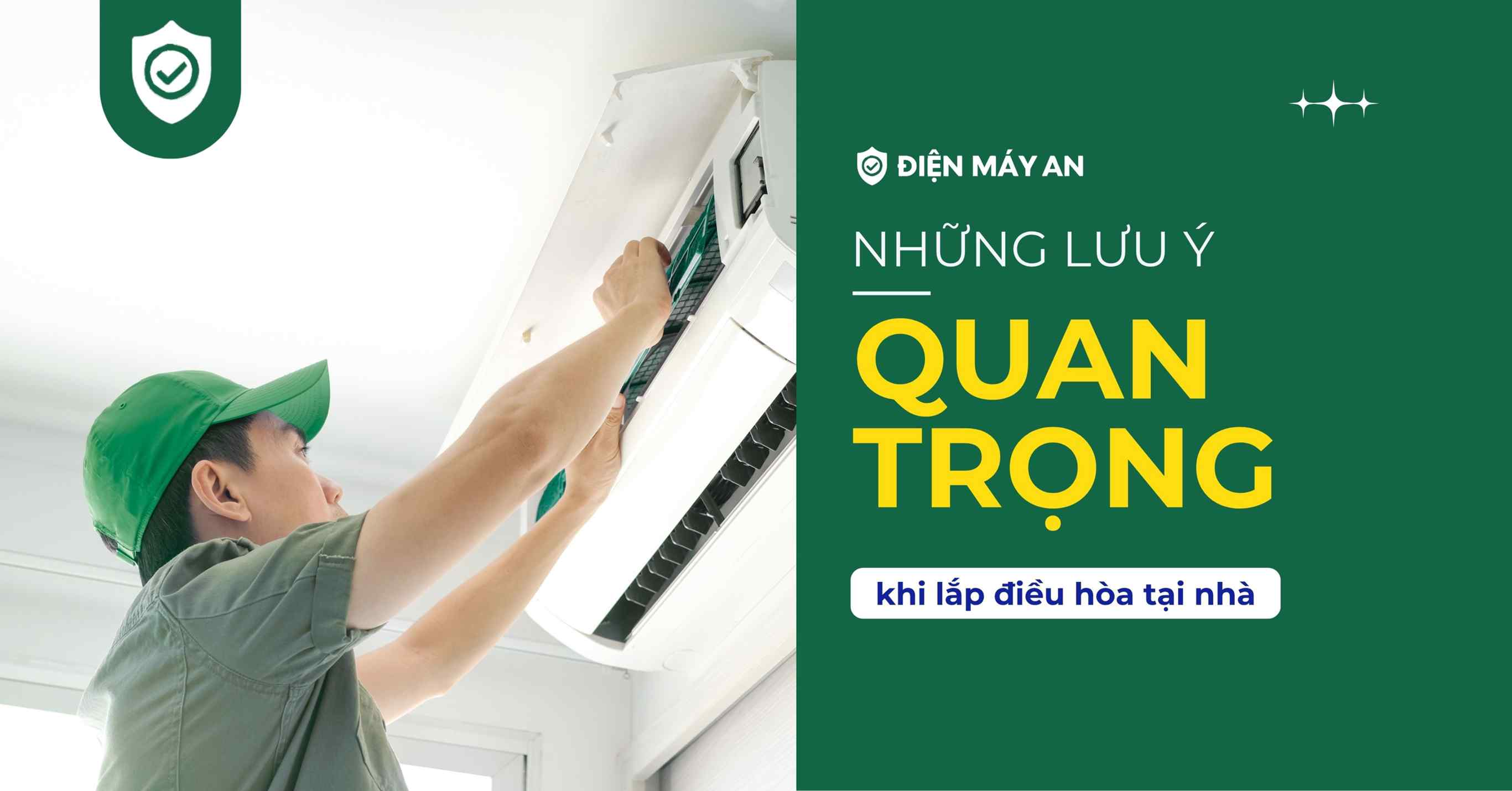 Những lưu ý quan trọng khi lắp điều hòa tại nhà